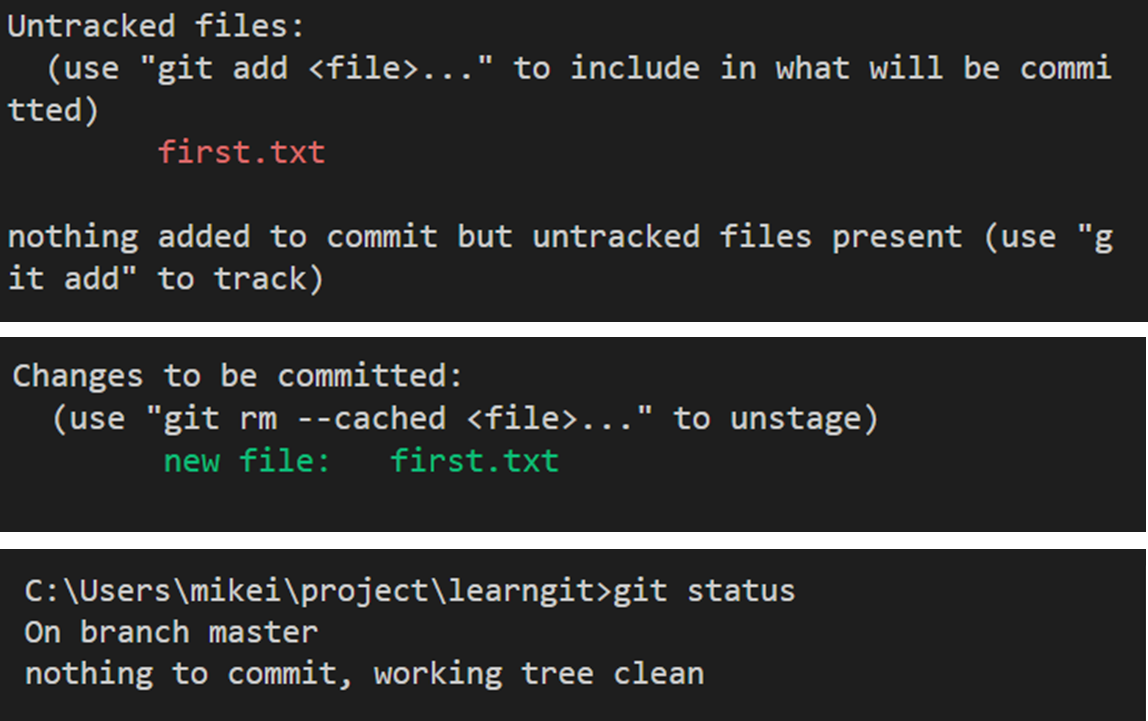 git commit